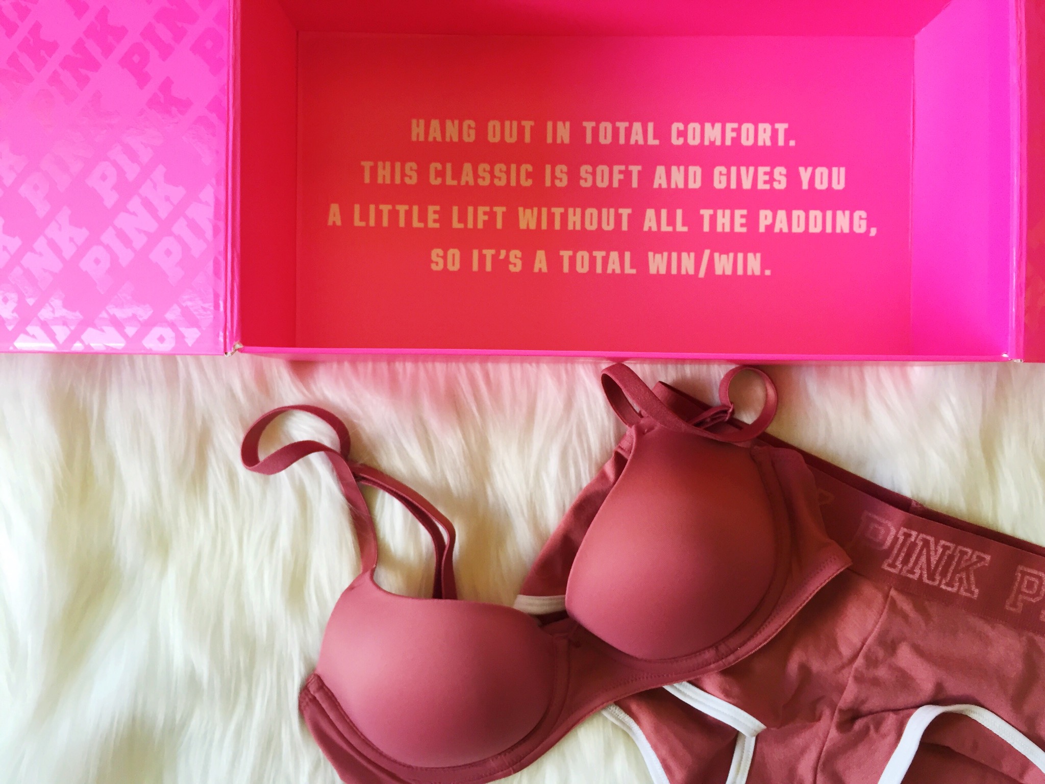 PINK Victoria's Secret wear everywhere push up bra pink, p
